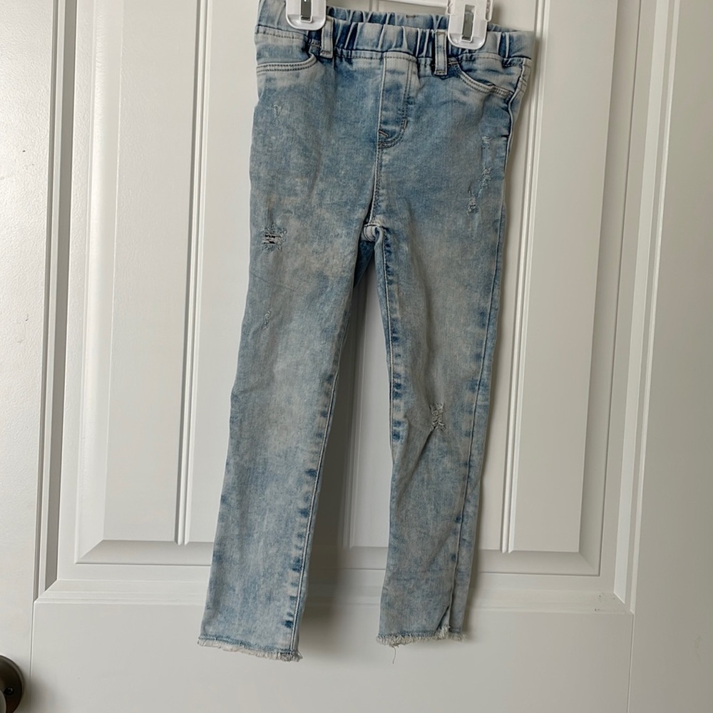 Adorable vintage look toddler girl skinny jeans gap size 5